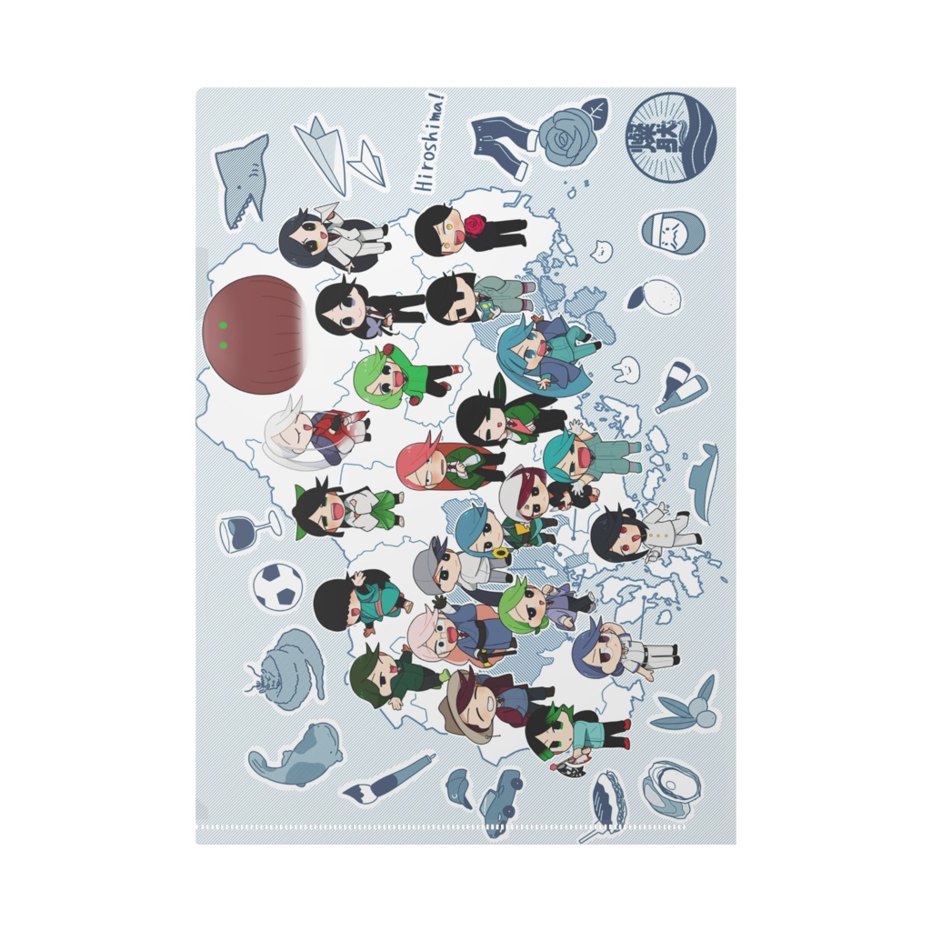 『燦然』23市町クリアファイル