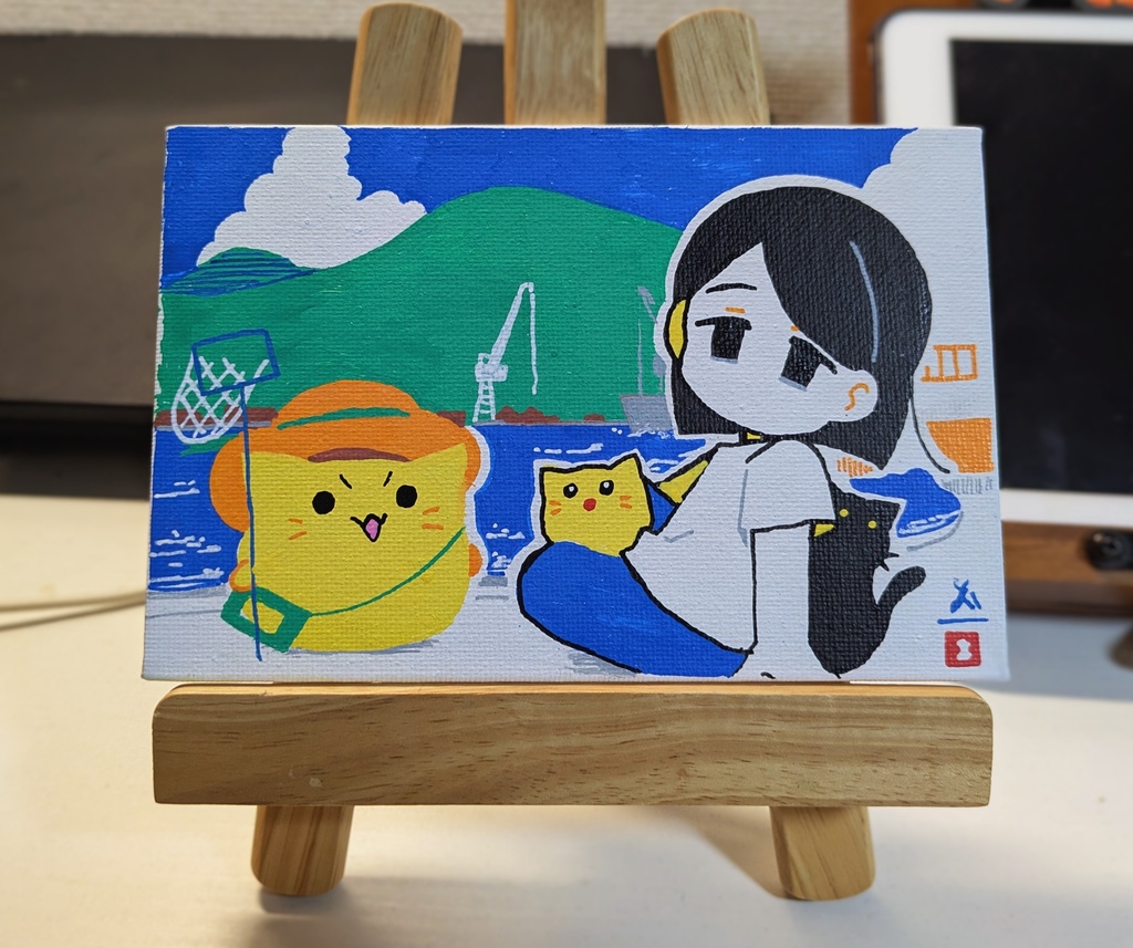 【みすけっと限定】カンバスイラスト