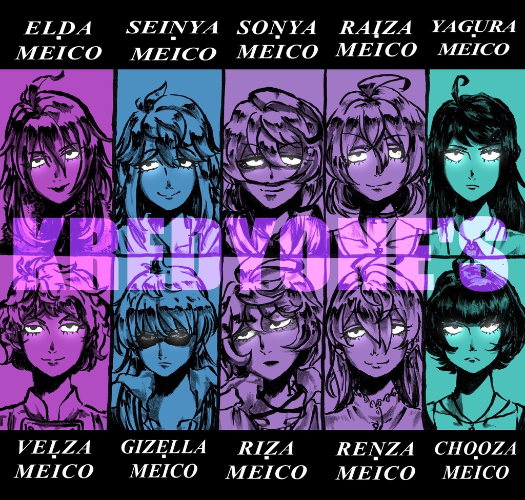 創作女マフィアちゃん アクリルフィギュア 各種