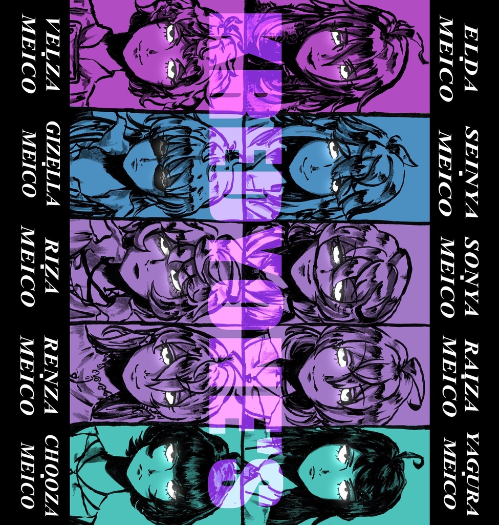 創作女マフィアちゃん アクリルキーホルダー 各種