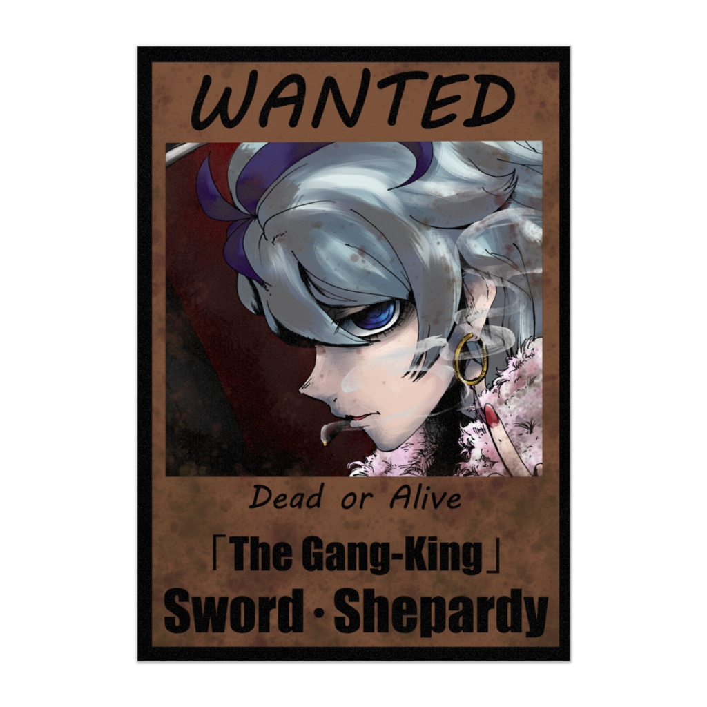 創作女マフィアちゃん ポスター「ソード手配書風」 各種