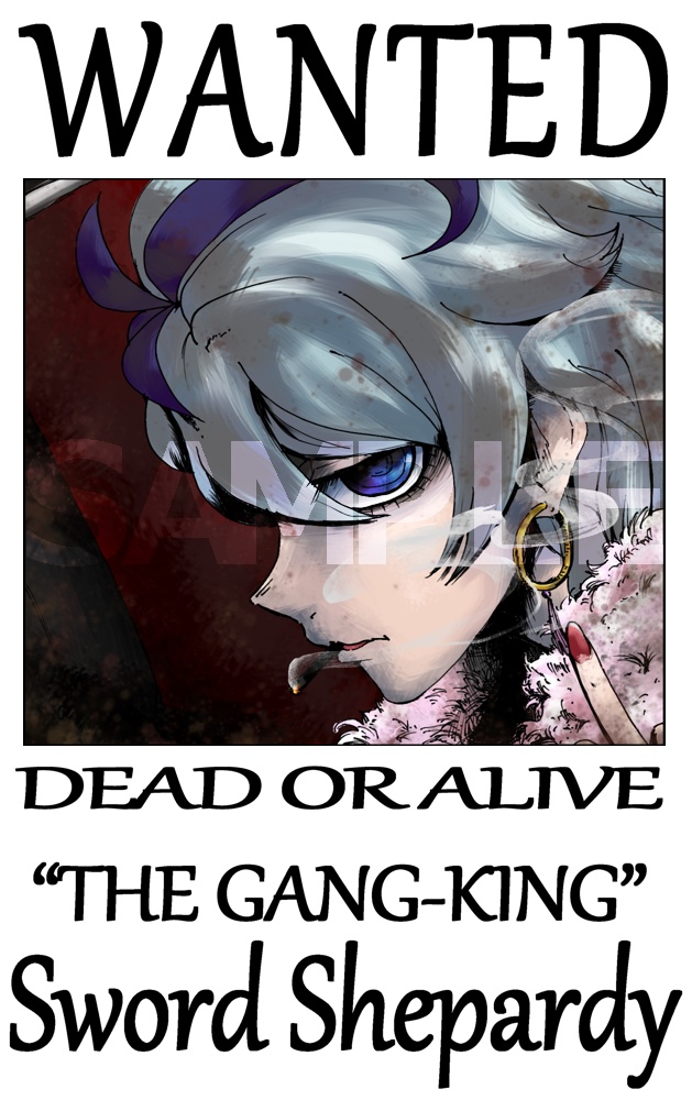 創作女マフィアちゃん アクリルキーホルダー(黒アクリル) 4種