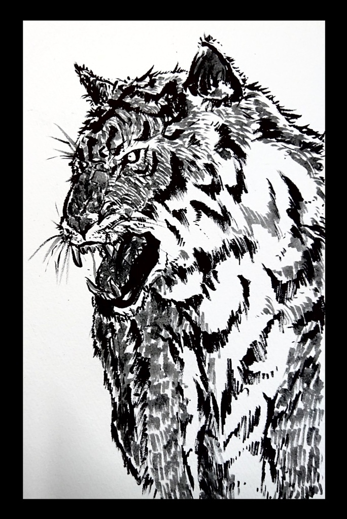 虎 龍 アクリルキーホルダー