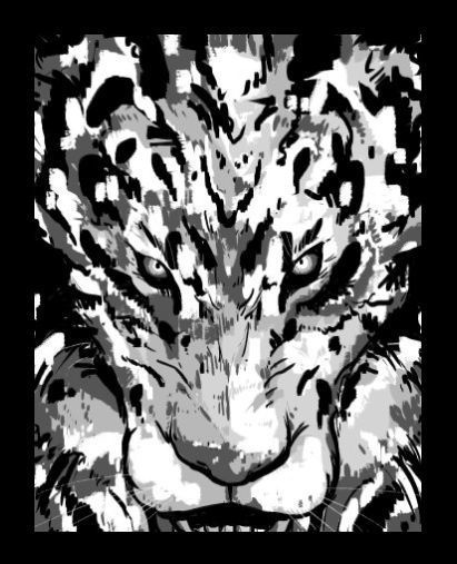 虎 龍 アクリルキーホルダー