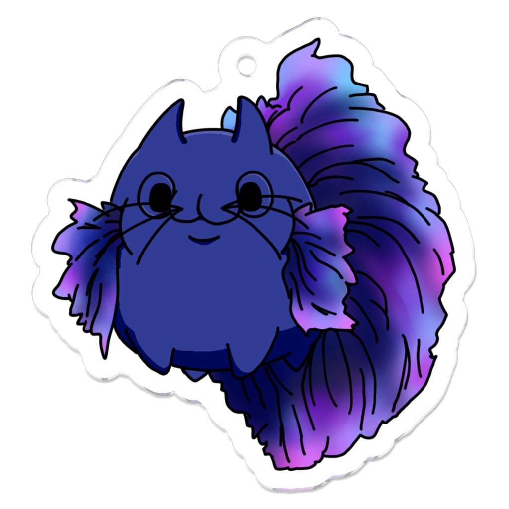 いろんなネコ たんすいのなかま アクリルキーホルダー