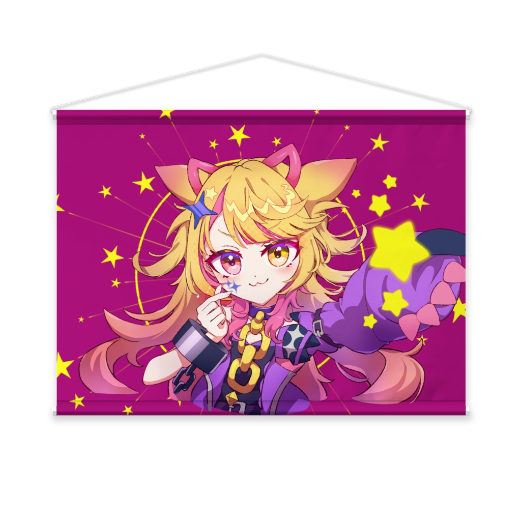 紫宮ららこ 1.5周年記念タペストリー