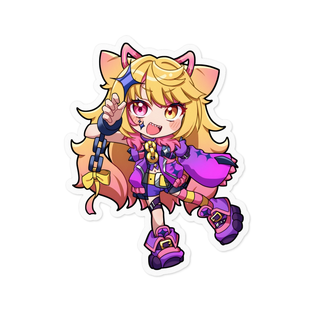 紫宮ららこ【3周年ステッカー】