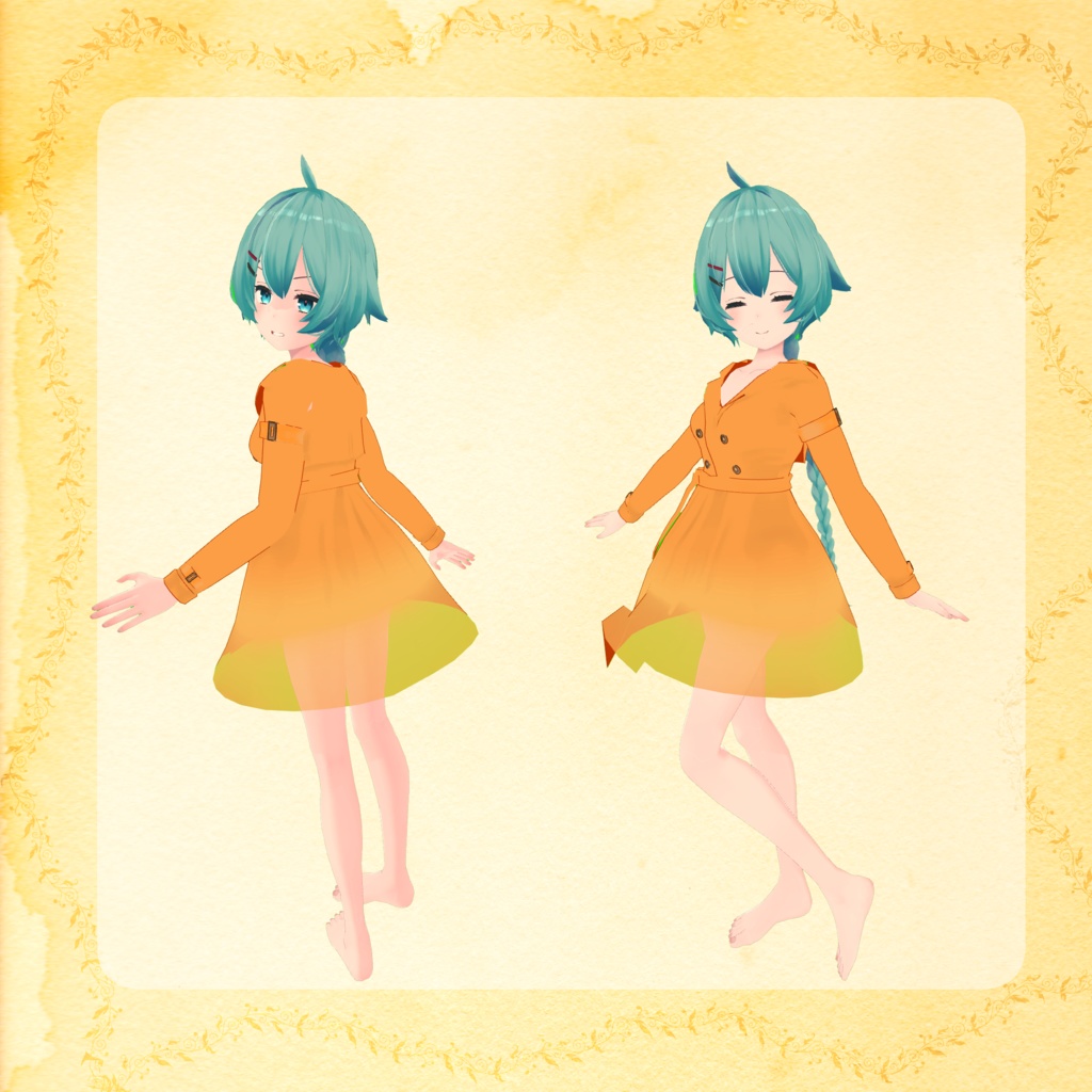 【薄荷ちゃん向け】秋のトレンチワンピ