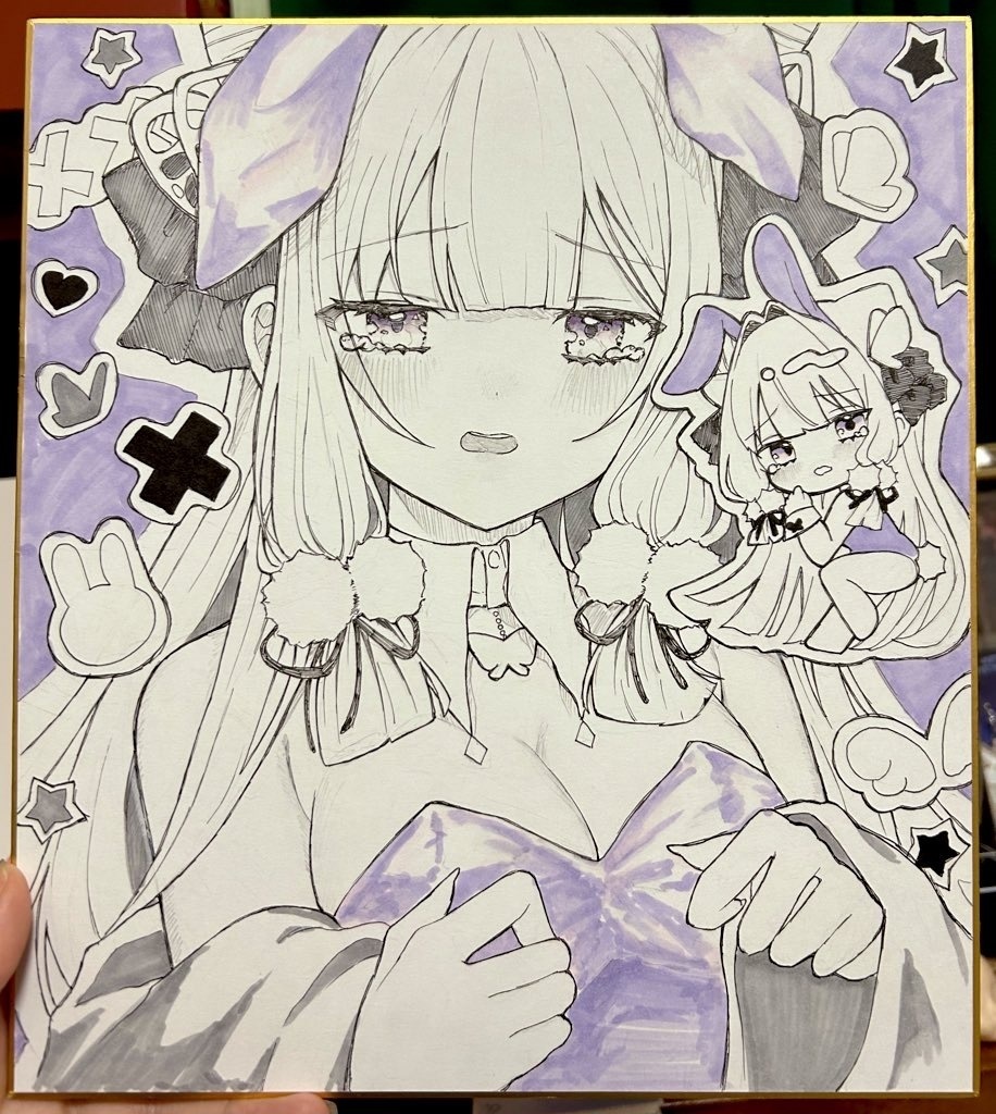 蝶々ちゃんバニー👯‍♀️大色紙