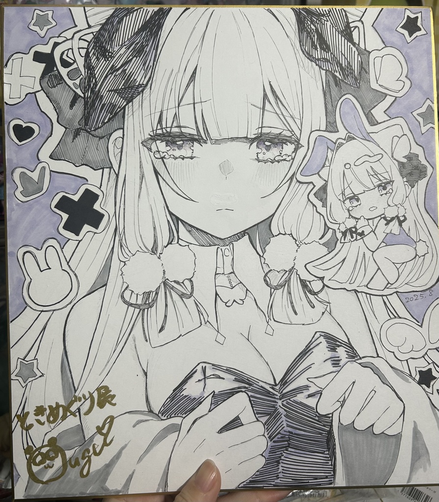 【直筆大色紙】蝶々ちゃんバニー！