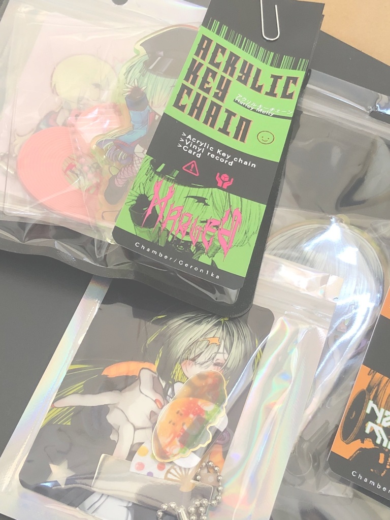 ハーレイ2Pカラー キーホルダーセット