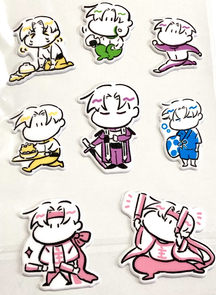 ちったい長谷部くん　ぷっくりシール