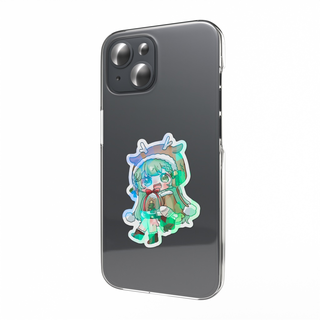 ホログラムスマホステッカー　【鹿白るい】