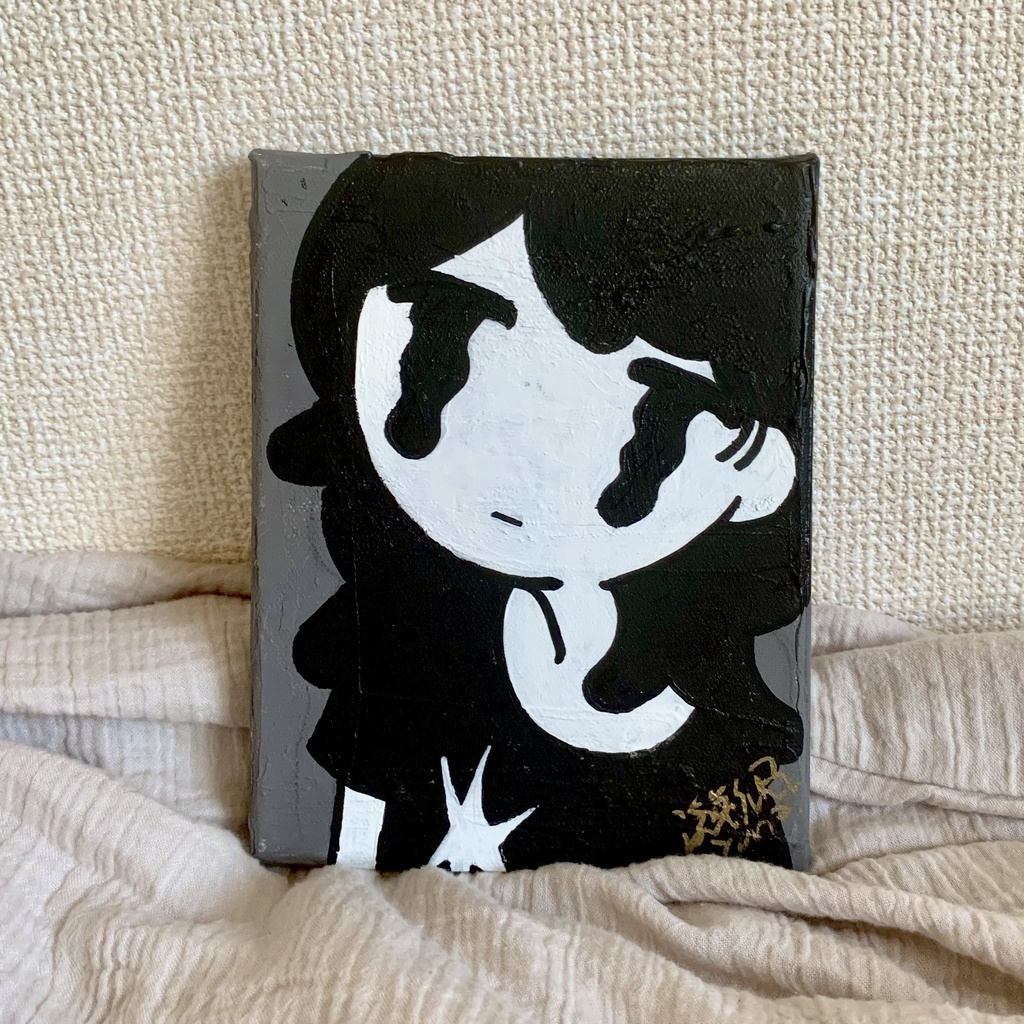 作品「見上げる」/F0号
