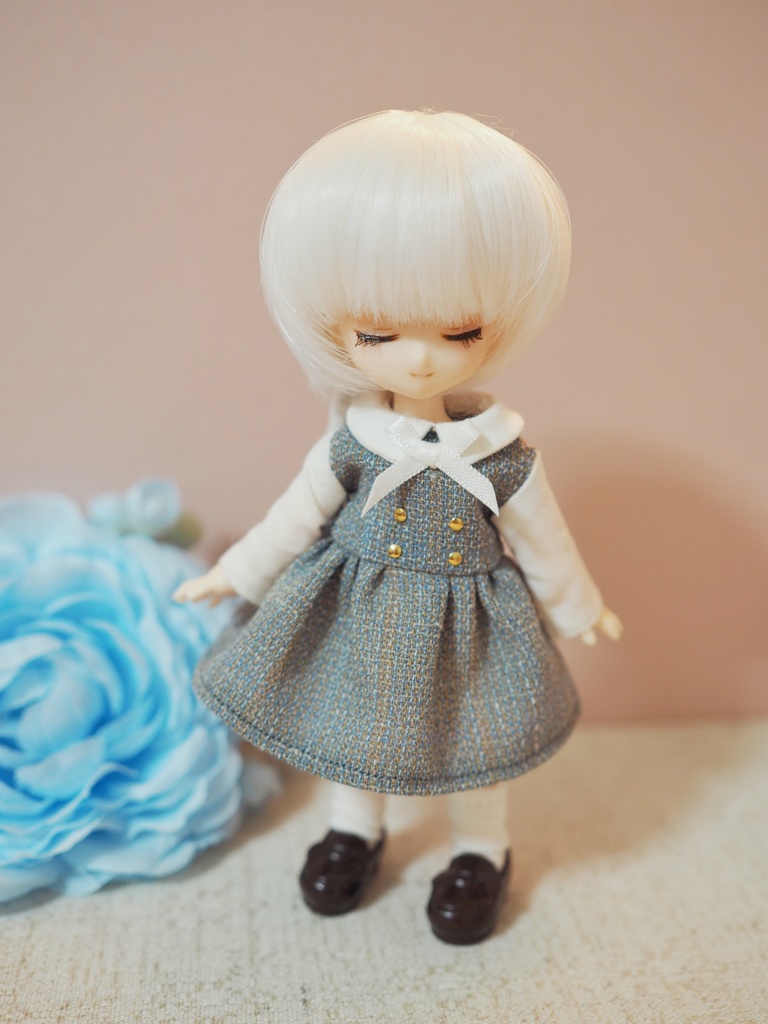オビツ11用 制服風ワンピースセット(冬)