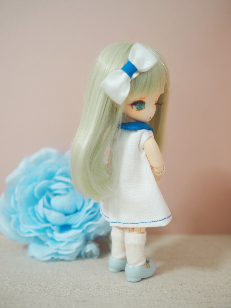 オビツ11用カラーラペルワンピースセット