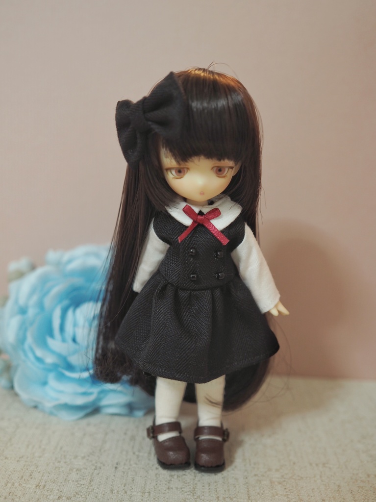 オビツ11用 制服風ワンピースセット(冬)