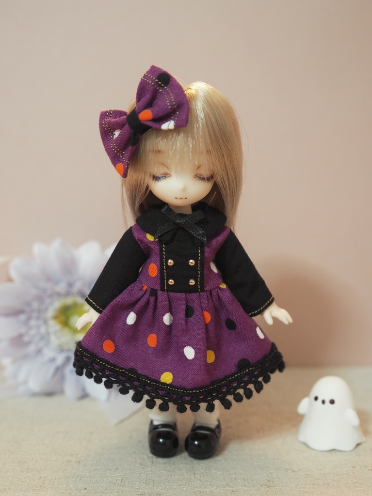 オビツ11用ハロウィンカラーワンピースセット 2025ver.