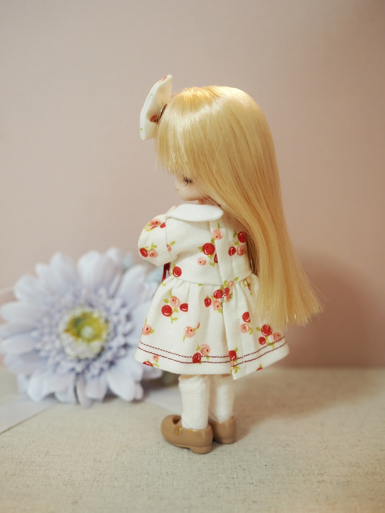 オビツ11用 クランベリーワンピースセット