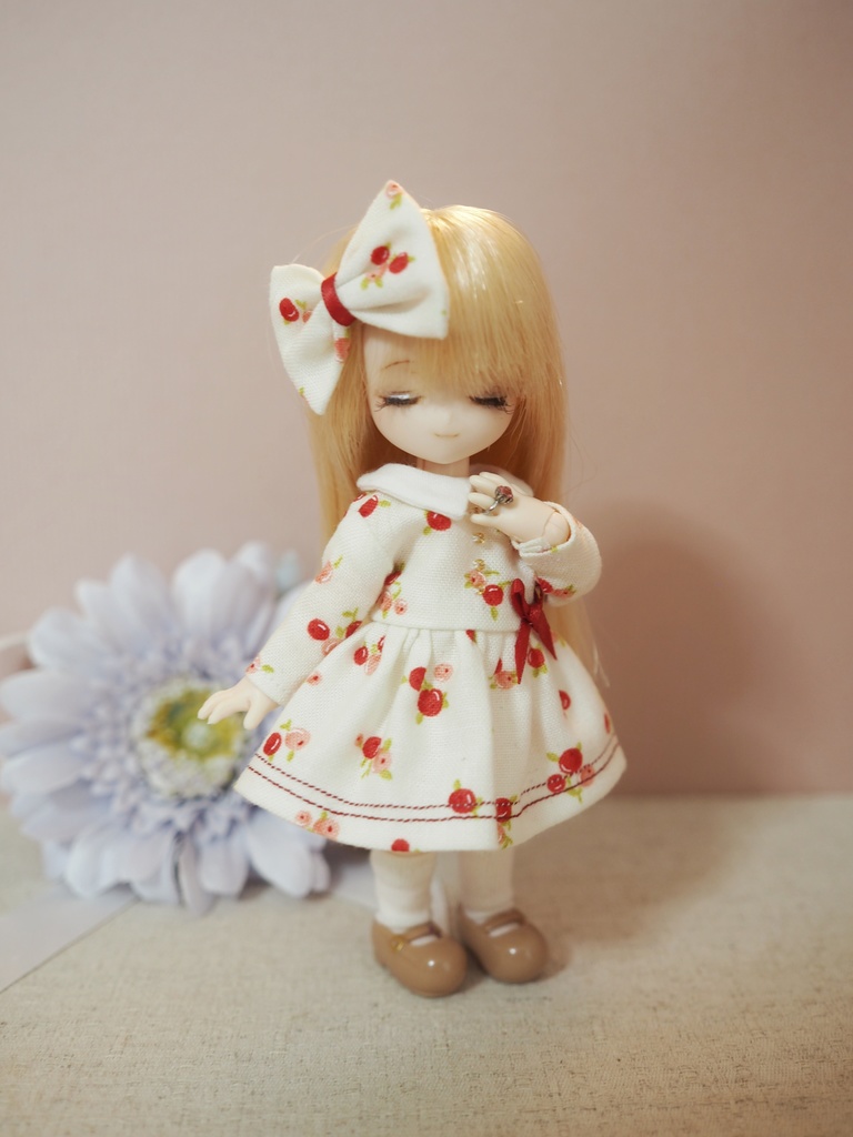 オビツ11用 クランベリーワンピースセット