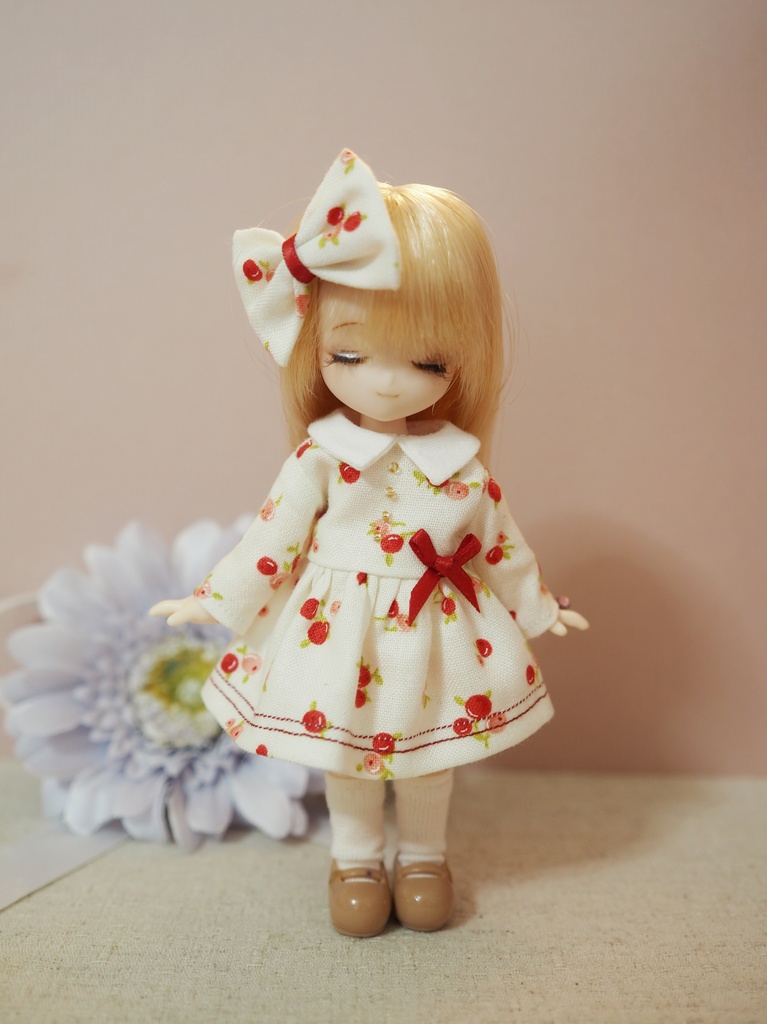 オビツ11用 クランベリーワンピースセット