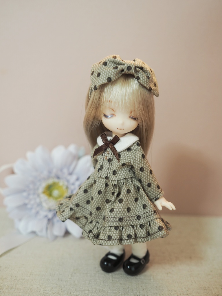 オビツ11用 クラシックブランワンピースセット