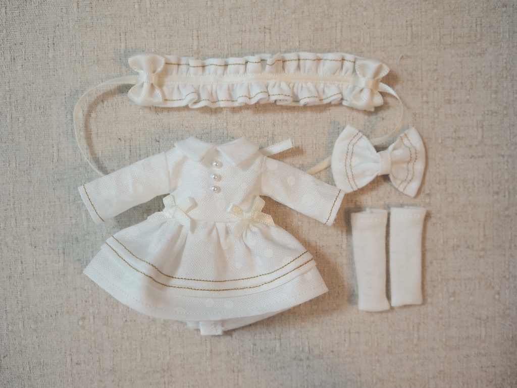 オビツ11用 クリスマスカラーワンピースセット 2025ver.