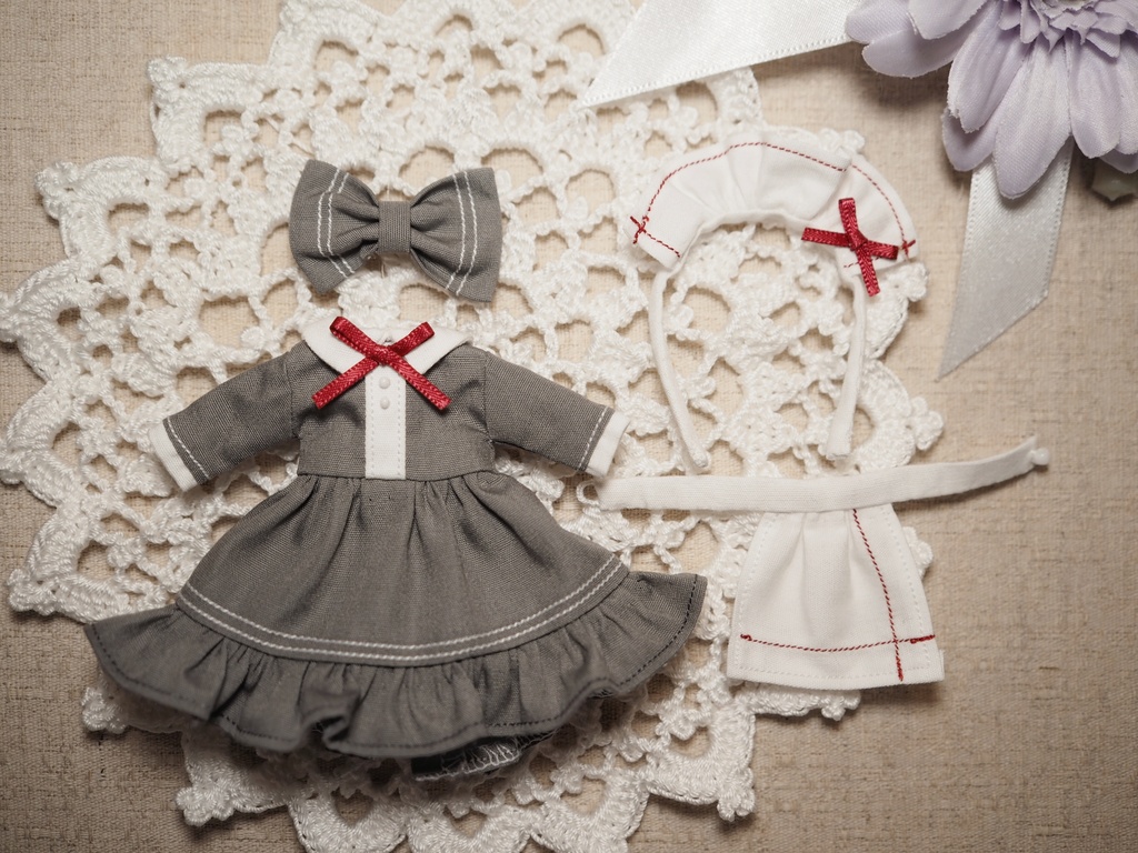 オビツ11用 カラフルメイドちゃんワンピースセット(2026ハロウィンver.)