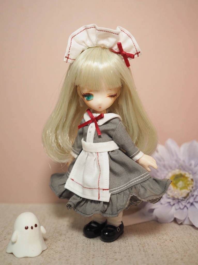 オビツ11用 カラフルメイドちゃんワンピースセット(2026ハロウィンver.)