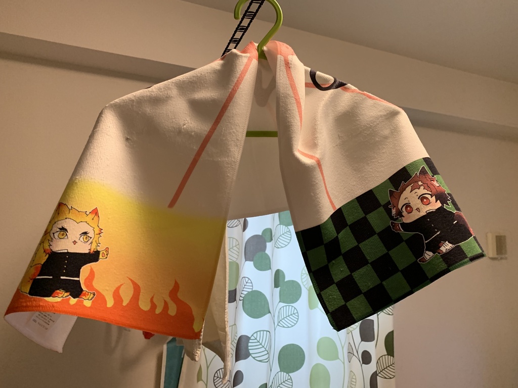 柴わん大判タオル【炭治郎右】