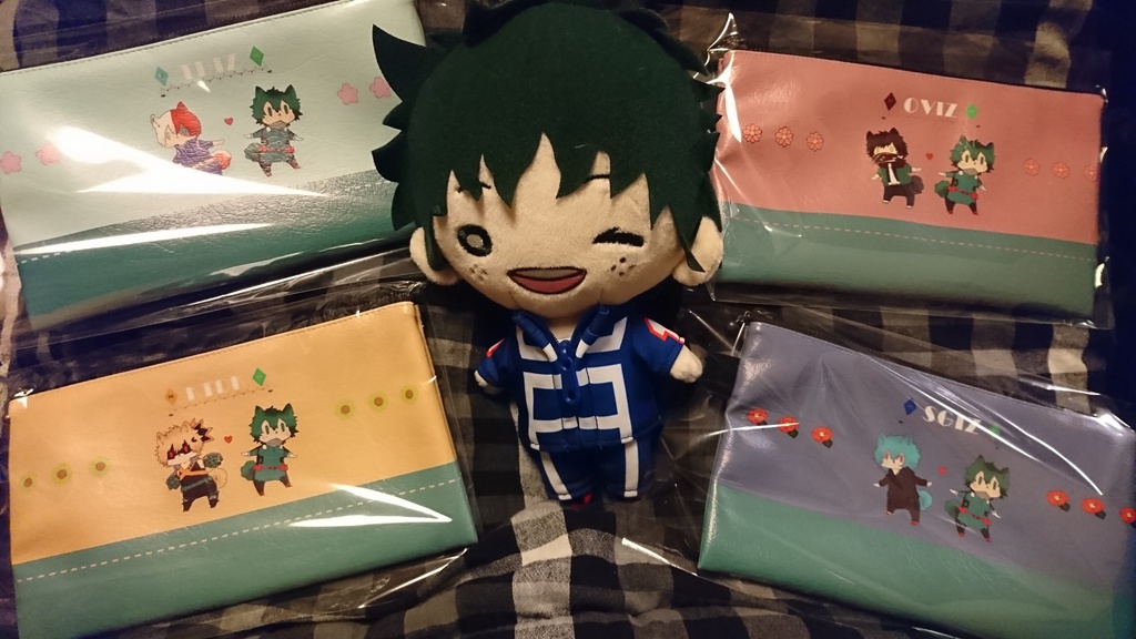 【MHA/出受CP】合皮 平ポーチ