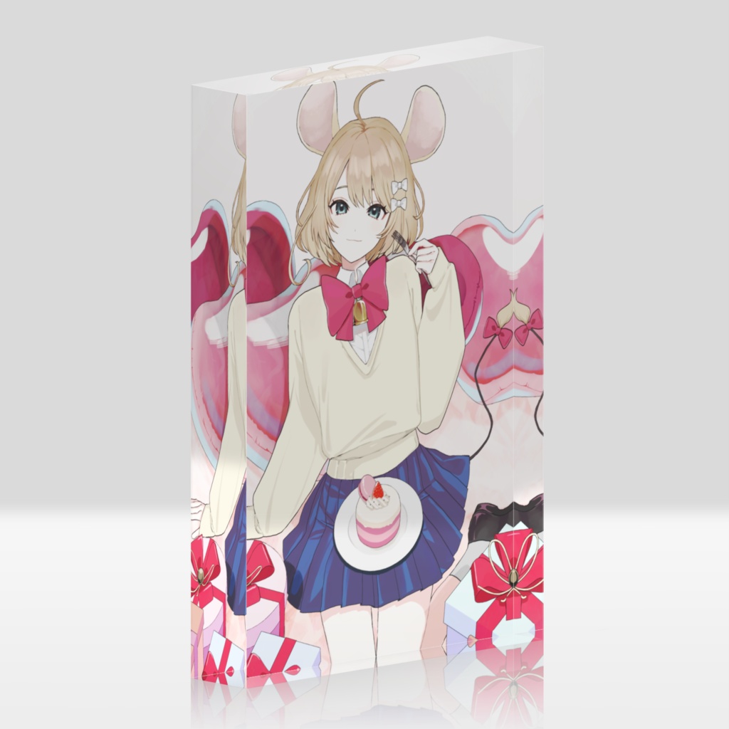 【4周年】棲子むぎアクリルブロック(常設)