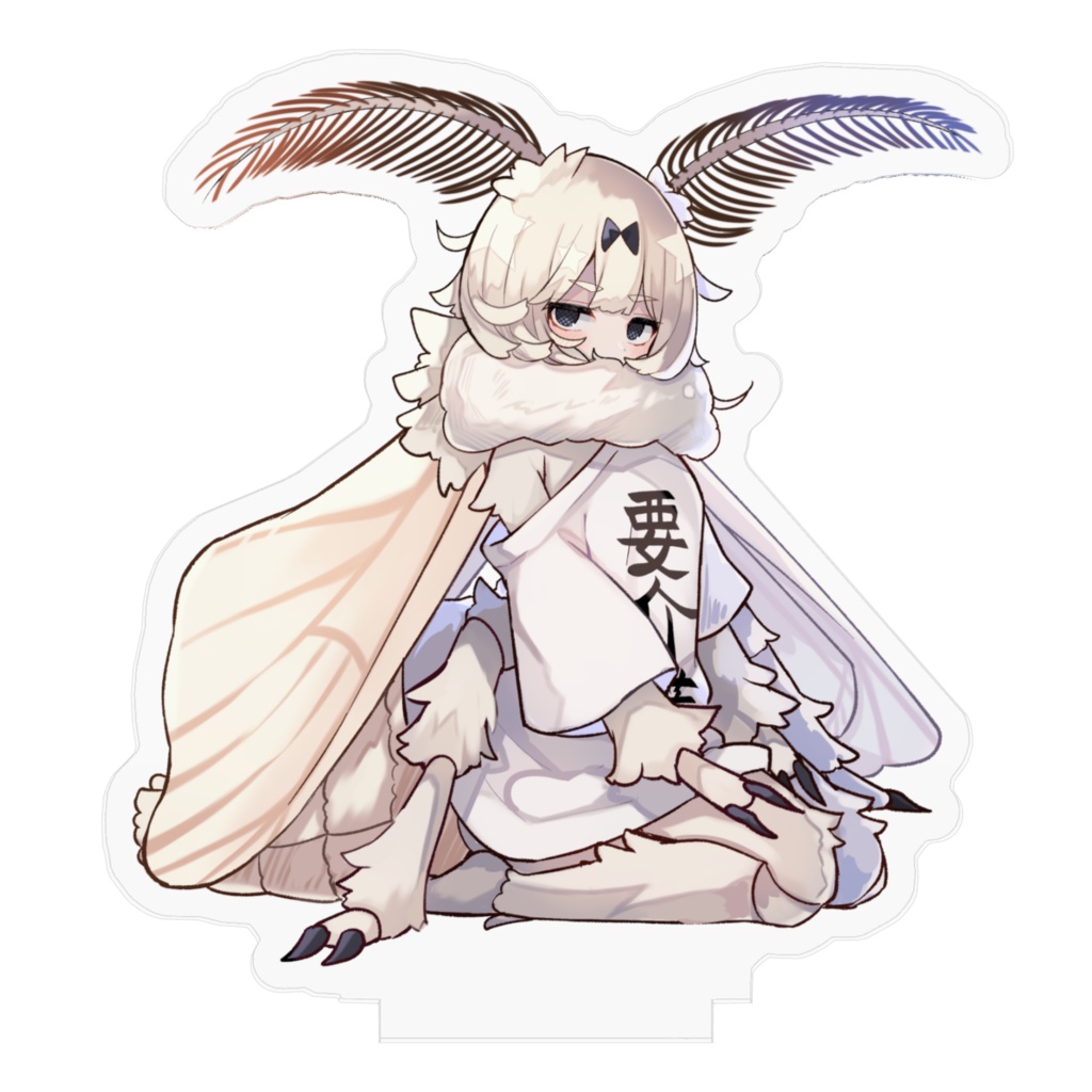 お座り蚕ちゃんアクリルフィギュア