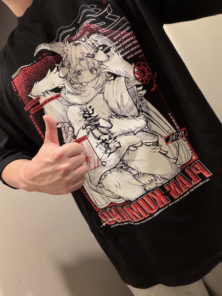 【9月2日まで受注生産】蚕ちゃんビッグシルエット2色カラーTシャツ【C108制作】