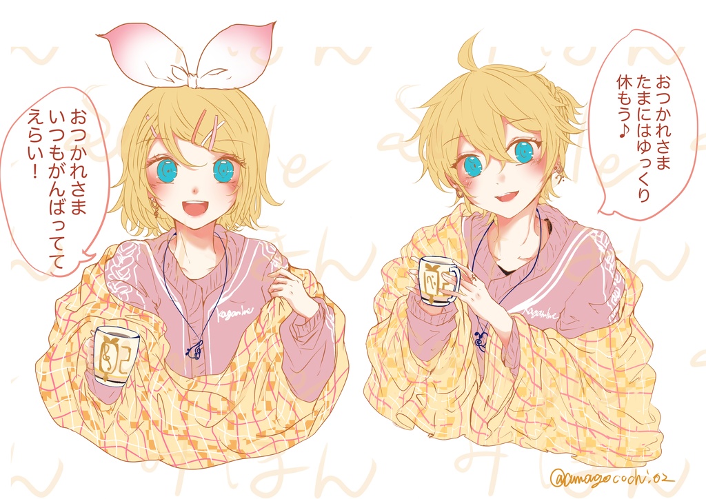 【先行公開中】鏡音リン・レン まったりアクリルスタンド