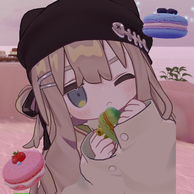 食べられるぷかぷかマカロン / FloatingMacarons【VRChat】