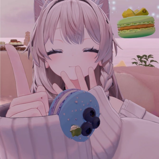 食べられるぷかぷかマカロン / FloatingMacarons【VRChat】