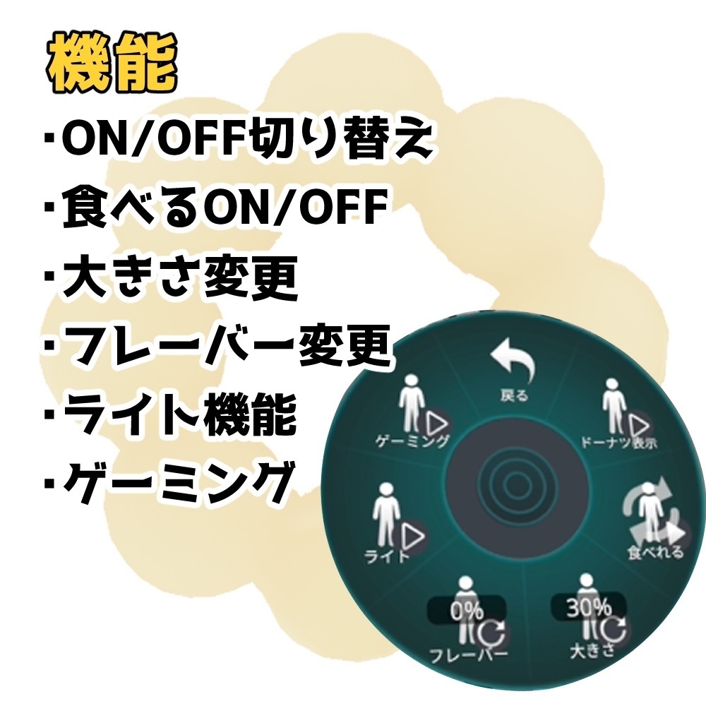 食べられるドーナツ型ヘイロー / DonutHalo【VRChat】