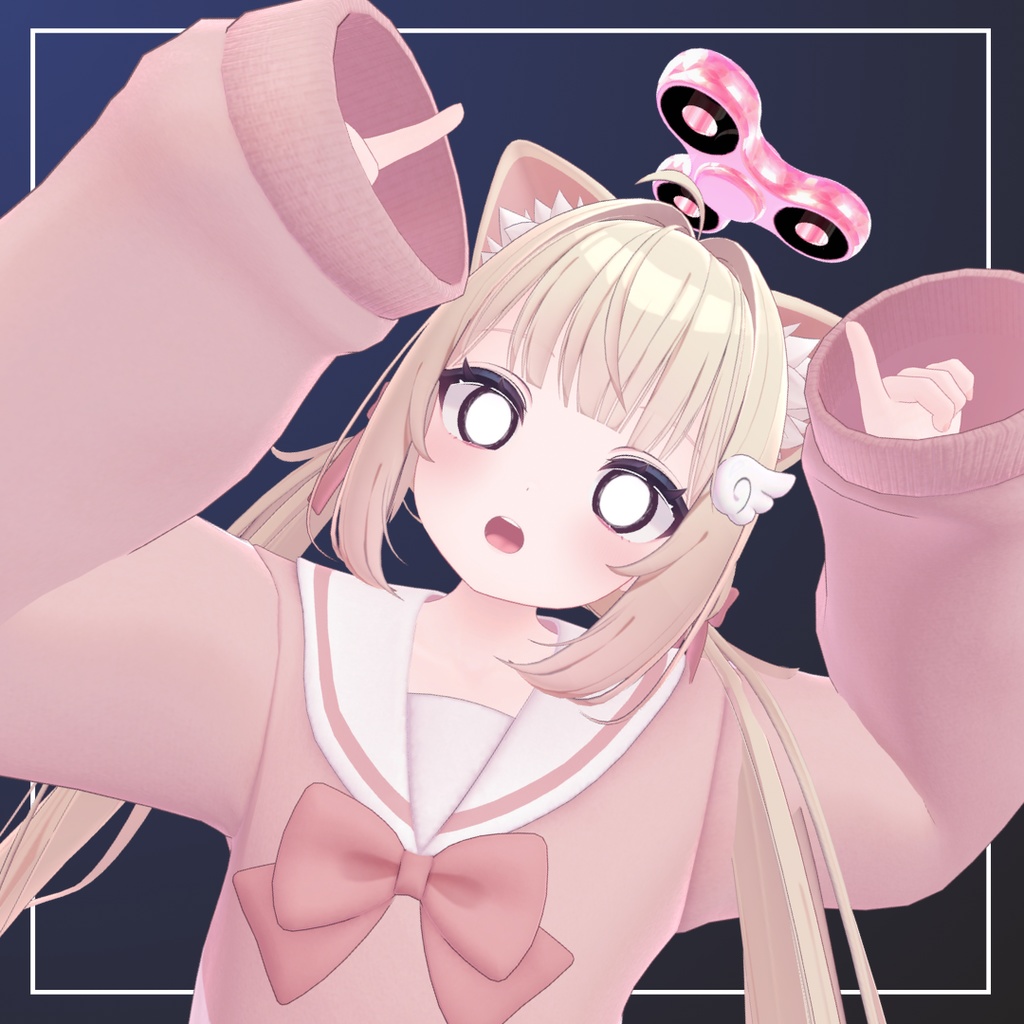 回せる!ハンドスピナーヘイロー / FidgetSpinnerHalo【VRChat】