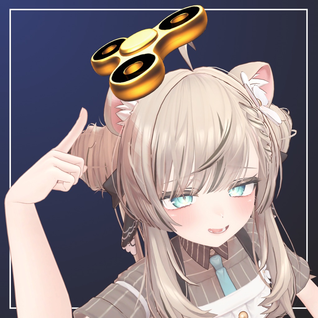 回せる!ハンドスピナーヘイロー / FidgetSpinnerHalo【VRChat】