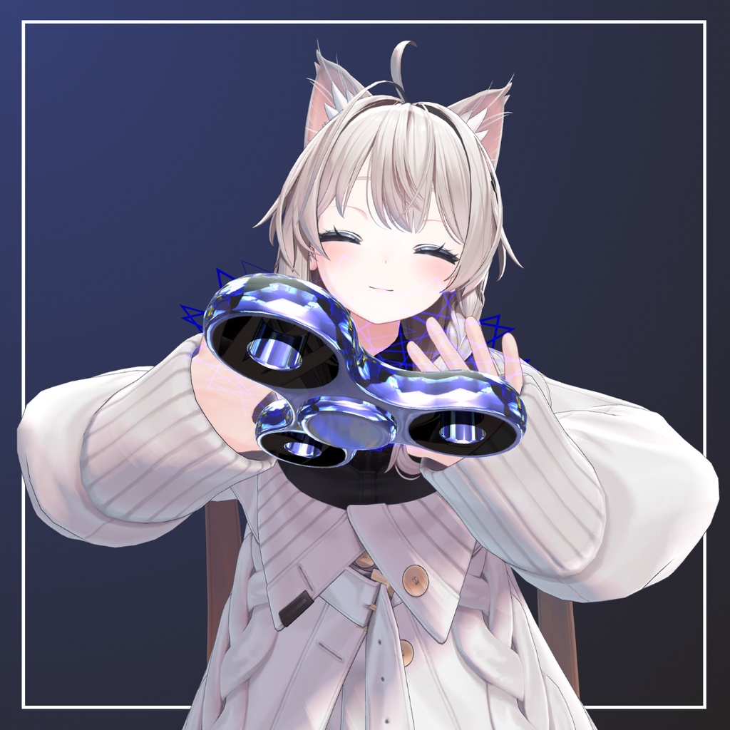 回せる!ハンドスピナーヘイロー / FidgetSpinnerHalo【VRChat】