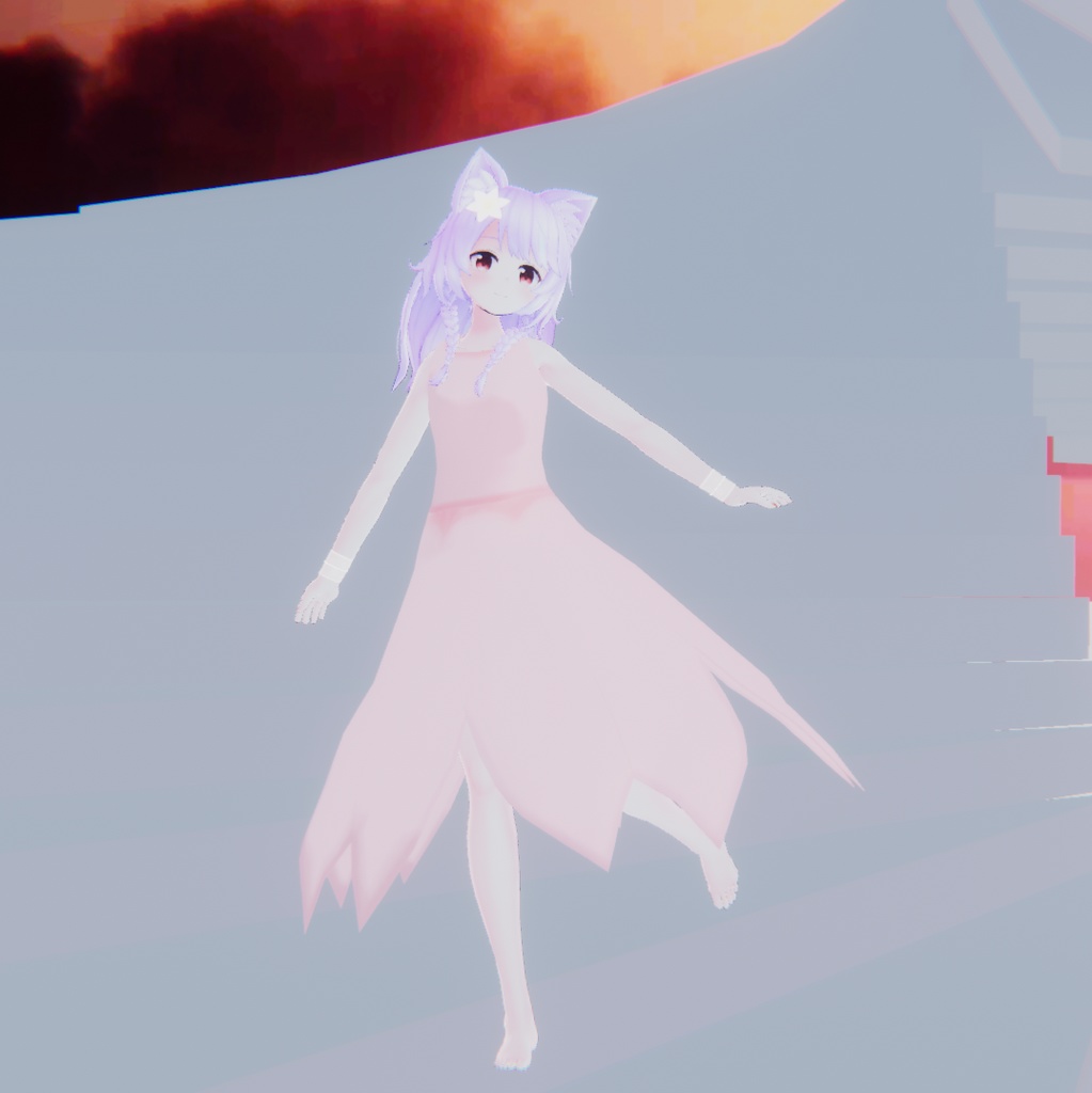 桜ワンピース【3Dモデル】