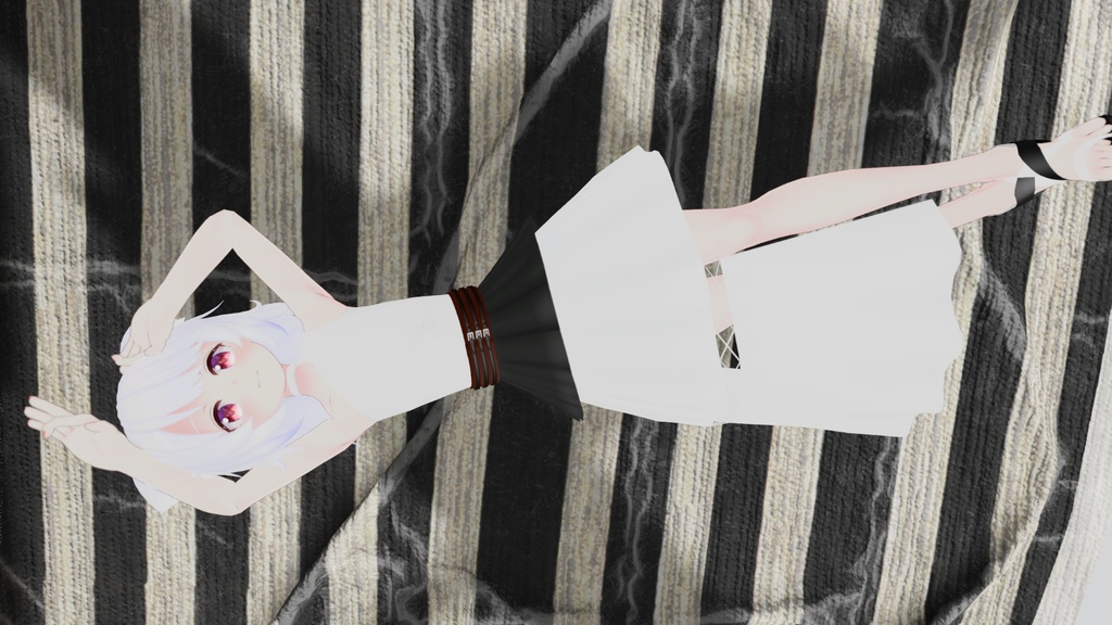 【11アバター対応】アシメコーデ【3Dモデル】