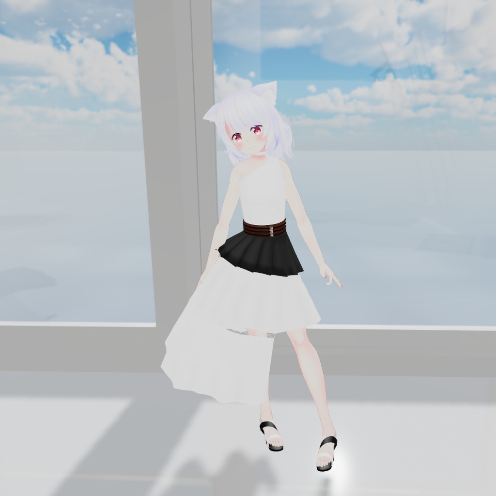 【11アバター対応】アシメコーデ【3Dモデル】