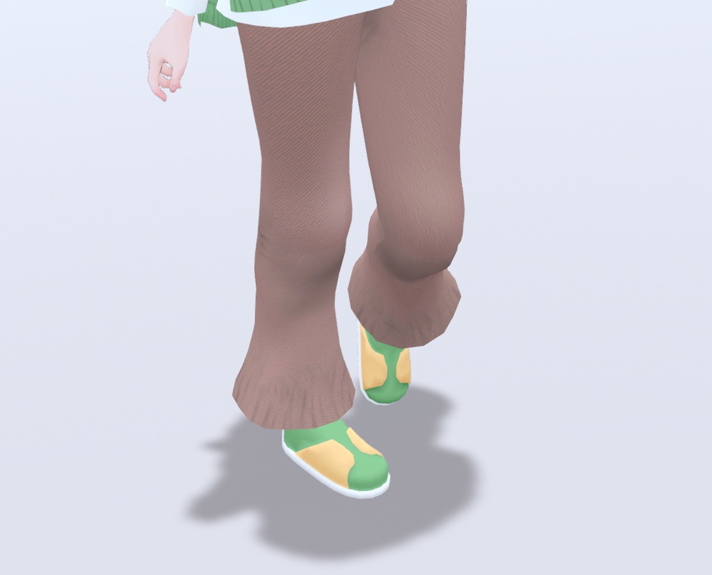 【11アバター対応】秋のゆったりニットベスト&フレアパンツコーデ