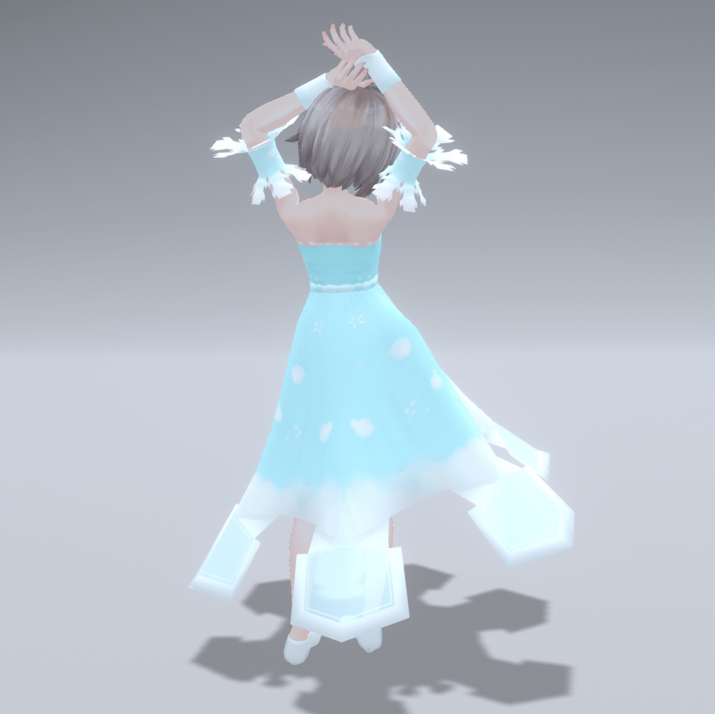 【13アバター対応】snowfairy 【3D衣装モデル】
