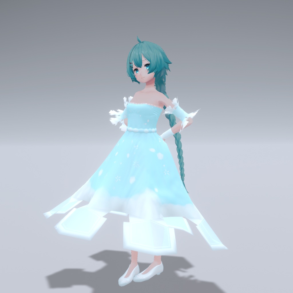 【13アバター対応】snowfairy 【3D衣装モデル】