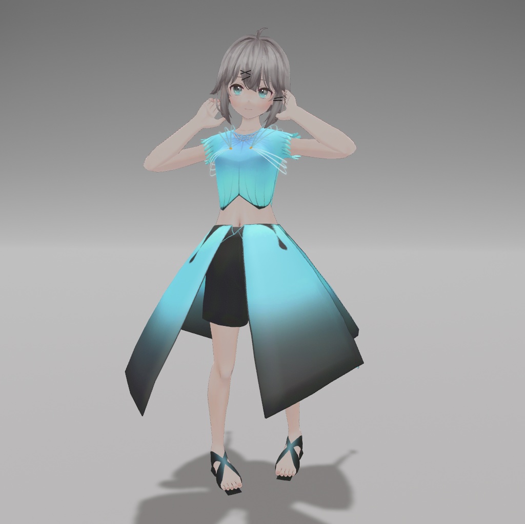 【14アバター対応】emergence【3D衣装モデル】