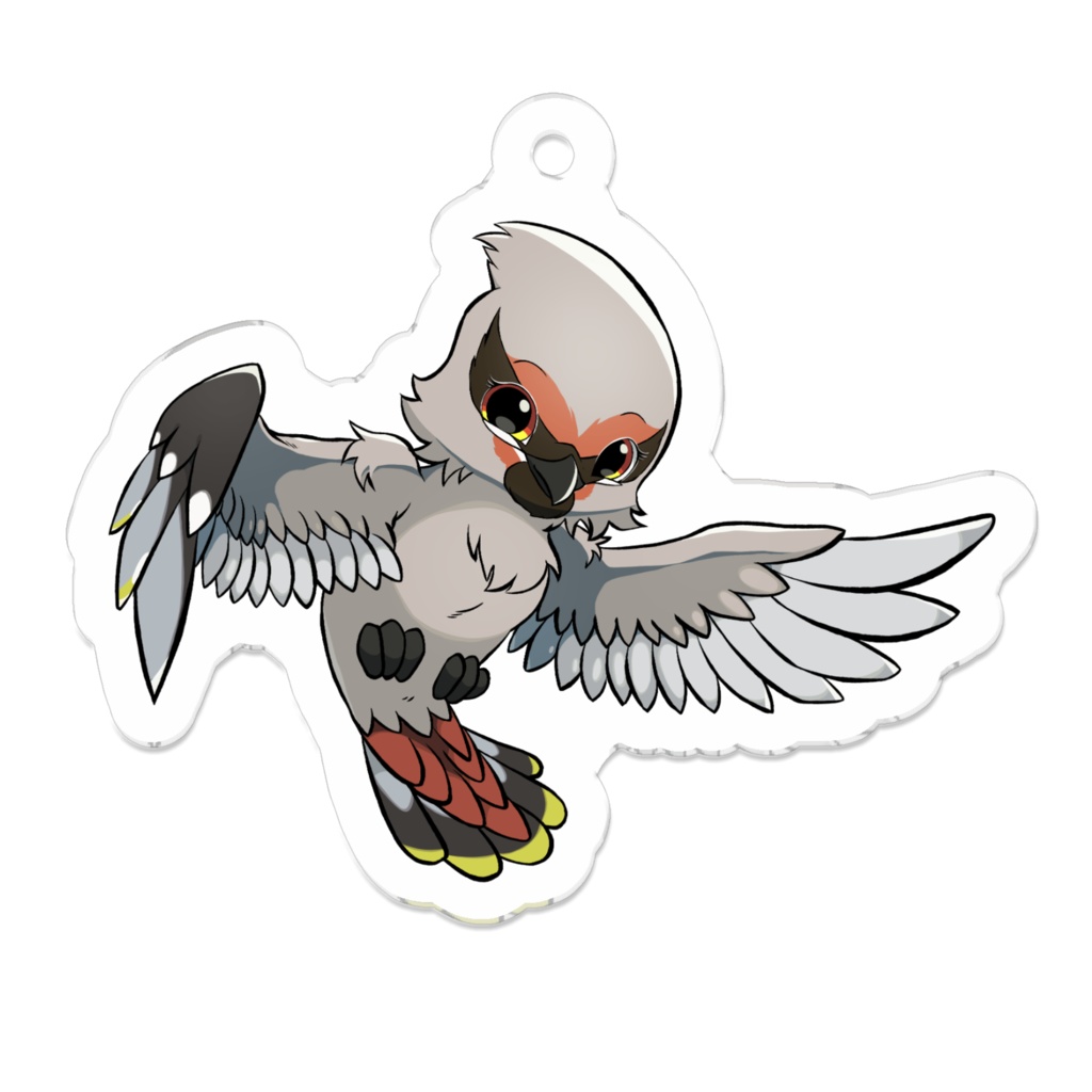 アクリルキーホルダー キレンジャクちゃん