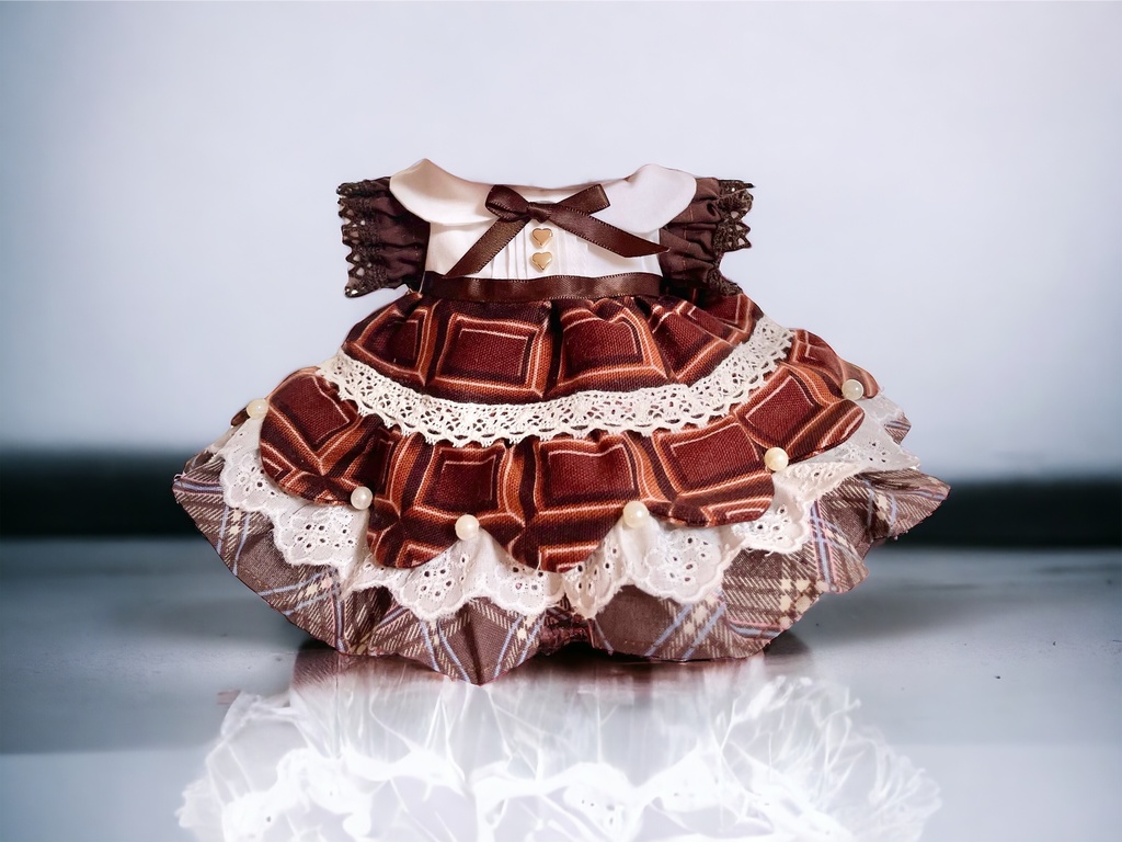 チョコレートドレス(20cmぬい用)